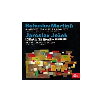 Česká hudba Martinů: II. Koncert pro klavír a orchestr - Ježek: Fantasie pro klavír a orchestr, Nervy - hudba k baletu