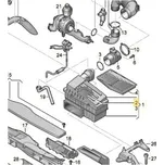 vzduchovy filtr ORIGINAL, , 5Q0129620B, 5Q0129620C, 5Q0129620D, 5QM129620, VAG, 5Q0129620B