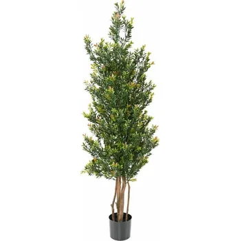 umělá květina Luxusní umělý keř BUXUS RED DAY GF BUSH UV, 165cm