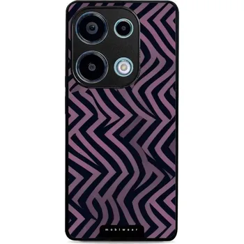 Pouzdro na mobilní telefon Lesklý kryt Mobiwear Glossy - Xiaomi Redmi Note 13 Pro 4G / Poco M6 Pro 4G - GA55G Fialové klikyháky (Prémiové lesklé pouzdro, obal, kryt Mobiwear Glossy na mobil Xiaomi Redmi Note 13 Pro 4G / Poco M6 Pro 4G - GA55G Fialové klikyháky, materiál Plast + TPU