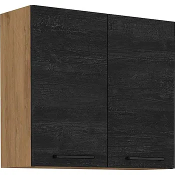 Kuchyňská skříňka LEMPERT Horní skříňka VIKTORIE Dark 13 (80 / 72 cm)