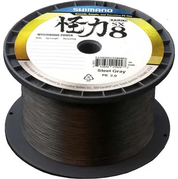 Shimano šňůra Kairiki 8 šedá 1 m Varianta: ø 0,23 mm 22,5 kg (59WPLM98S3H)