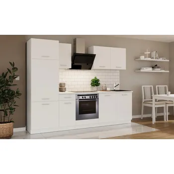 Kuchyňská linka LEMPERT Kuchyňská linka TONY 260 cm - bílá / bílá