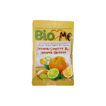 Bonbon Bio loves Me Bonbóny zázvor, limetka, pomeranč 75g bio