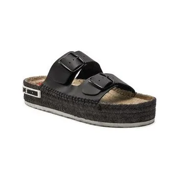 Dámské baleríny Espadrilky LOVE MOSCHINO JA28233G0IIAX000 Černá 37