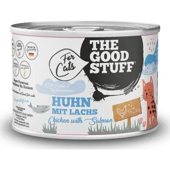 Krmivo pro kočku The Goodstuff Adult kuře s lososem 6× 200 g