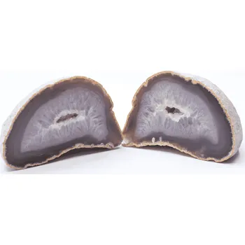 Přírodní kámen Milujeme Kameny Achát - řez půlky CHP58 410378