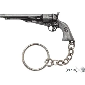 Přívěšek Denix s revolverem 14 - stříbrný