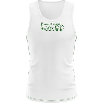 Dětský funkční nátělník ROBOPES bílá Bamboo Ultra - Zelená / 100