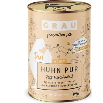 Krmivo pro psa GRAU Adult čisté kuřecí maso pro psy 6 × 400 g