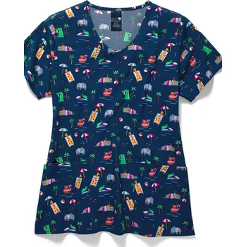 Zdravotnický oděv WonderWink Halena SARAH, léto pod palmou Velikost S