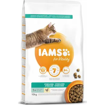 Krmivo pro kočku Iams Krmivo Cat Adult/Senior Weight Control/Sterilized Chicken 10kg
