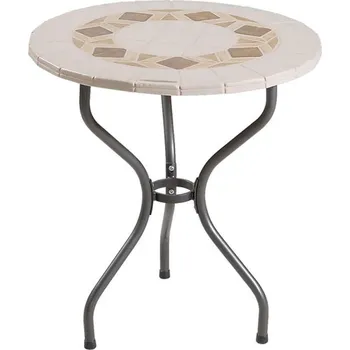 Zahradní sestava Zahradní kamenný stůl CALLA 70 cm