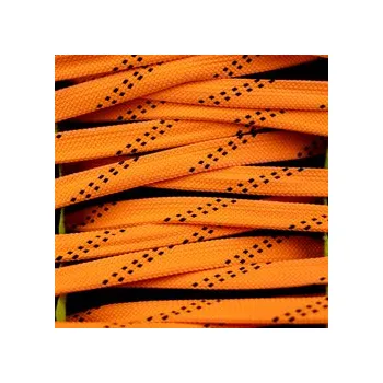 Voskované tkaničky Hockey Bear Oranžové, Délka 270 cm