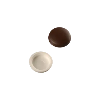 Den Braven Krycí čepičky pro Turbo šrouby s plochou hlavou Ø 15 mm hnědá (100ks)