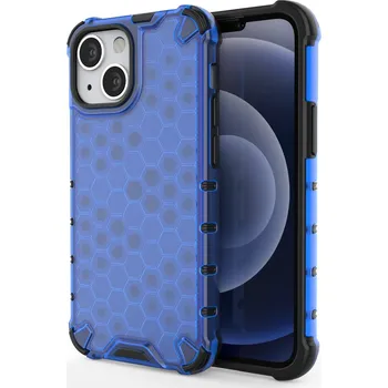 Pouzdro na mobilní telefon Forcell Odolné pouzdro Honeycomb Armor na mobil iPhone 13 mini , modrá, 9145576213391