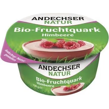 Mléko Andechser Natur Tvaroh malina 150g bio