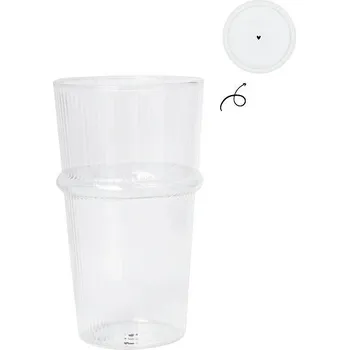 Žertovný předmět Bastion Collections Sklenka LATTÉ RELIÉF, 8,5x14,5cm PH-TUMB-LATTE-016