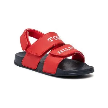 Dámská móda Tommy Hilfiger Sandály T1B2-33453-1172 S Červená 29