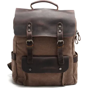 Městský batoh Glara Retro klasický batoh s kapsami 439557