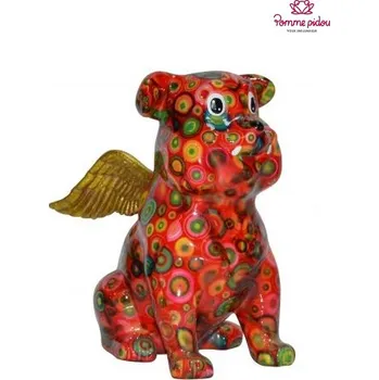 Pokladnička Pomme pidou Pokladnička velikost M - BUDDY s křídly, červený 148-00392