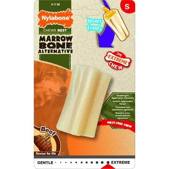 Hračka pro psa Nylabone Hračka NYLAB Extreme Chew Marrow Bone Beef S