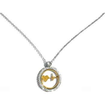 Náhrdelník ORNAMENTI Náhrdelník Heartbeat silver