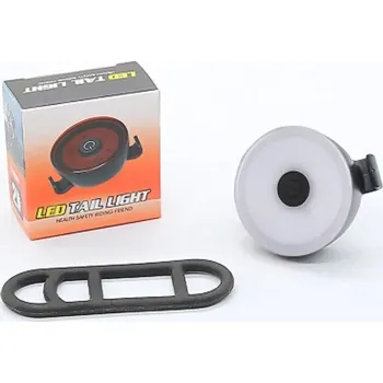 Cyklosvítilna Cyklistické světlo pro bezpečnou noční jízdu - Bílá baterie