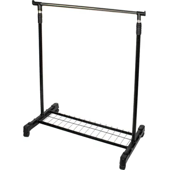 Věšák HomeLife Pojízdný stojan na šaty Single