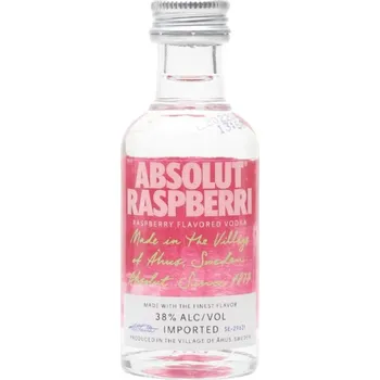 Vodka Absolut Raspberri 0,05l 38%