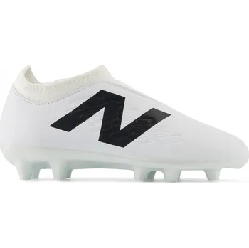 Kopačky New Balance Tekela V4+ Magique Firm Ground Junior Football Boots White/Black 4 (36.5)