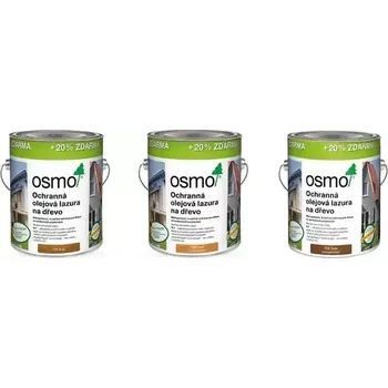 barva a nátěr na dřevo OSMO Lazura na dřevo 3l TEAK 708 20% ZDARMA
