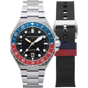 Hodinky Hodinky Spinnaker Dumas GMT Automatic Cobalt Crimson Limited Edition SP-5119-44