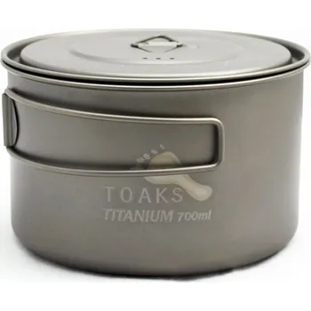 Jednorázové nádobí TOAKS LIGHT Ultralehký titanový hrnec 700 ml - D115 27489