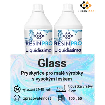 Epoxidová pryskyřice Glass Hmotnost: 0,8 kg