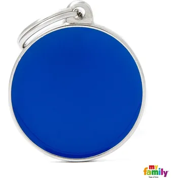 psí známka My Family Známka Basic Handmade - kroužek modrý