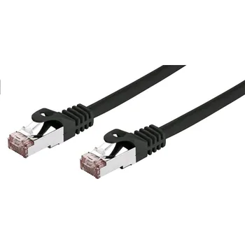 Počítač C-TECH Kabel patchcord Cat6, FTP, černý, 0,5m