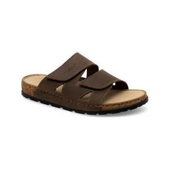 Dámské pantofle Nazouváky Rieker 25691-25 Hnědá 41