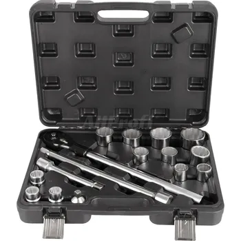 Gola sada Gola sada 3/4", 16 ks (Gola sada 3/4" složená ze 16 dílů. Sada obsahuje ráčnu, ořechy a prodloužení. Nářadí je vyrobeno z Cr-V a je uloženo v plastovém kurfu.)