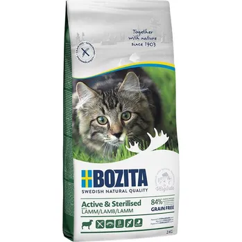 Krmivo pro kočku Bozita Grain Free Active & Sterilised s jehněčím 2 kg