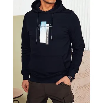 Pánská mikina Dstreet Atraktivní granátová mikina s kapucí