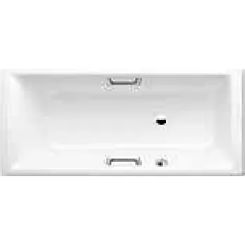 Vana Kaldewei Ambiente - Obdélníková vana Puro Star 658, 170x75 cm, s otvory pro madla, Antislip, bílá 255827060001