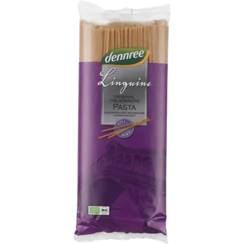 Dennree Linguine celozrnné z tvrdé pšenice 1kg bio