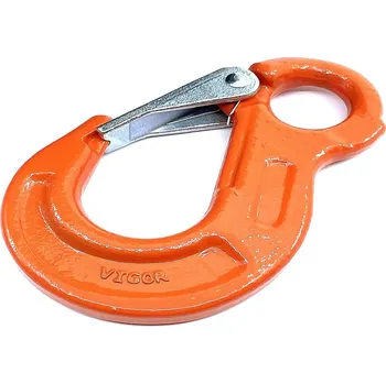 zvedák Ganas spol. s.r.o. Hák s okem se záklopkou (SOB) tř.10 Nosnost: 10000 kg, Průměr řetězu: ø 16 mm