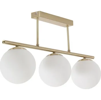 Stropní svítidlo se skleněným stínidlem v bílo-zlaté barvě ø 14 cm Mahala – Kave Home ID_1521136