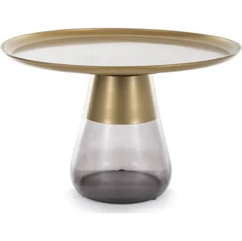 Konferenční stolek Stolek konferenční zlatý/černý TIFFANY GOLD B