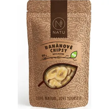 BIO banánové chipsy neslazené, 80 g