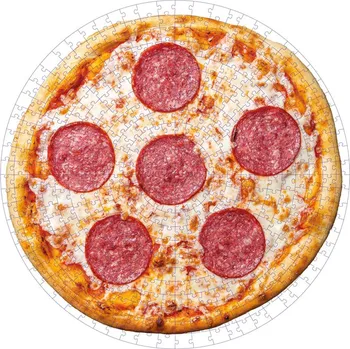 Žertovný předmět Puzzle Pizza v originální krabici 500 ks