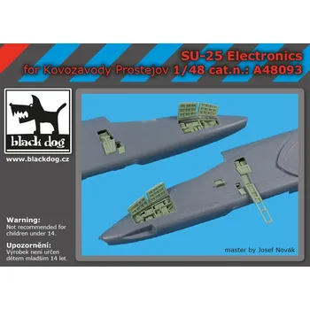 Plastikový model Blackdog 1/48 Su-25 electronics (KP)