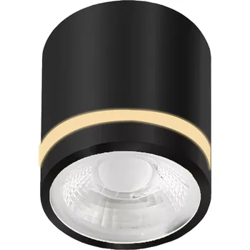 Moderní podhledové svítidlo Vici IP44 CCT černá